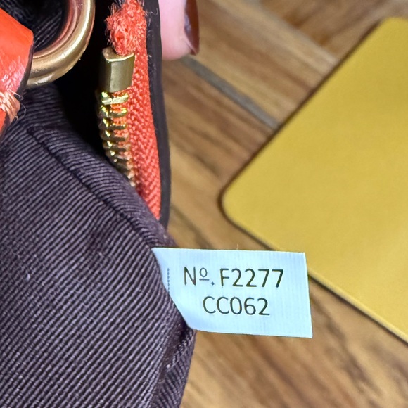 Coach Orange Leather Shoulder Mini Bag - Picture 9 of 9